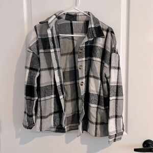 Plaid button up